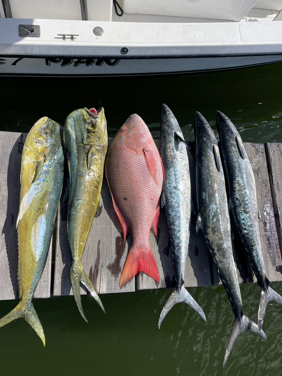 Fish caught on Axe Man